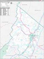 Frederick, Va Carrier Route Wall Map