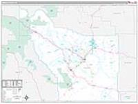 Fremont, Wy Wall Map Zip Code