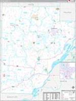 Fulton, Il Wall Map Zip Code