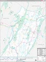 Fulton, Pa Carrier Route Wall Map