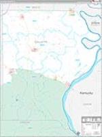 Gallatin, Il Wall Map Zip Code