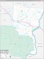 Gallia, Oh Carrier Route Wall Map