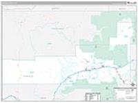 Garfield, Co Carrier Route Wall Map