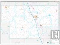 Garvin, Ok Carrier Route Wall Map