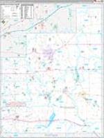 Geauga, Oh Carrier Route Wall Map