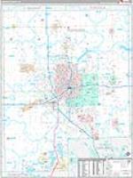 Genesee, Mi Carrier Route Wall Map
