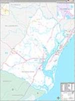 Georgetown, Sc Carrier Route Wall Map