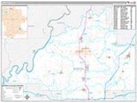 Gibson, In Carrier Route Wall Map