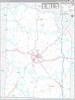 Giles, Tn Carrier Route Wall Map