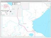 Glades, Fl Carrier Route Wall Map