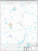 Gladwin, Mi Carrier Route Wall Map