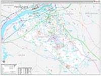 Gloucester, Nj Wall Map Zip Code