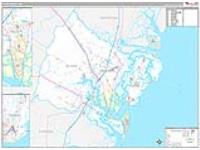 Glynn, Ga Carrier Route Wall Map