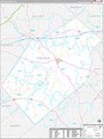 Gonzales, Tx Carrier Route Wall Map