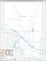 Gooding, Id Carrier Route Wall Map