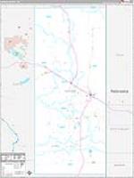 Goshen, Wy Carrier Route Wall Map