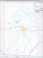 Grady, Ga Carrier Route Wall Map