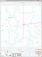 Graham, Ks Carrier Route Wall Map