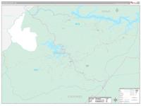 Graham County, NC Zip Code Wall Map Basic Style by MarketMAPS - MapSales