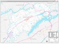 Grainger, Tn Carrier Route Wall Map