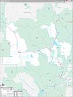 Grand, Co Carrier Route Wall Map