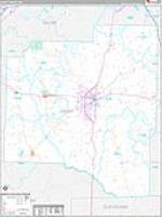 Grant, Ar Carrier Route Wall Map