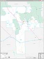 Grant, Nm Wall Map Zip Code
