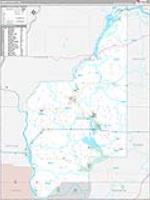 Grant, Wa Carrier Route Wall Map