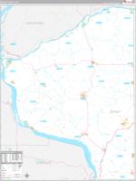 Grant, Wi Carrier Route Wall Map