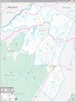 Grant, Wv Carrier Route Wall Map