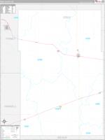 Gray, Ks Carrier Route Wall Map