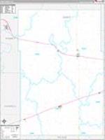 Gray, Ks Carrier Route Wall Map