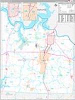 Grayson, Tx Carrier Route Wall Map