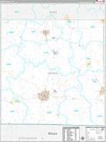 Green, Wi Carrier Route Wall Map