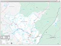 Greenbrier, Wv Carrier Route Wall Map