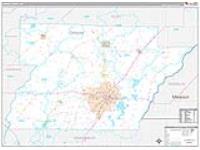 Greene, Ar Carrier Route Wall Map