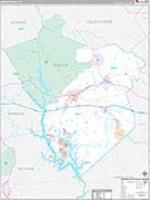 Greene, Ga Carrier Route Wall Map