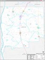 Greene, Il Wall Map Zip Code