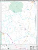 Greene, Ms Carrier Route Wall Map