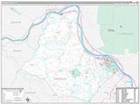 Greenup, Ky Carrier Route Wall Map