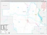 Greer, Ok Carrier Route Wall Map