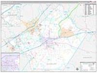 Guadalupe, Tx Carrier Route Wall Map