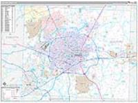 Guilford, Nc Carrier Route Wall Map