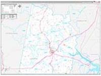 Halifax, Va Carrier Route Wall Map