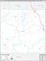 Hall, Tx Carrier Route Wall Map