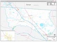 Hamilton, Fl Carrier Route Wall Map