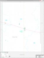 Hamilton, Ks Carrier Route Wall Map