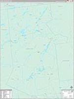 Hamilton, Ny Carrier Route Wall Map