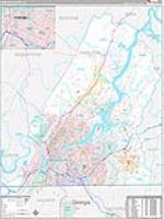 Hamilton, Tn Carrier Route Wall Map