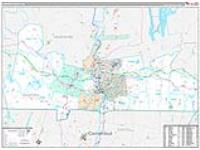 Hampden, Ma Carrier Route Wall Map